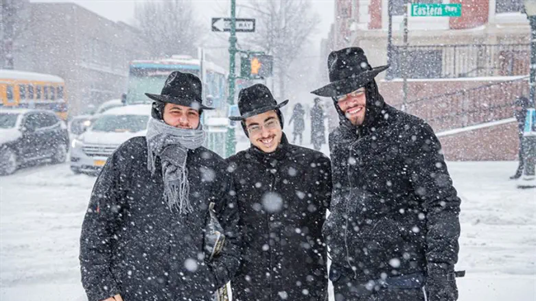 Snowstorm in New York