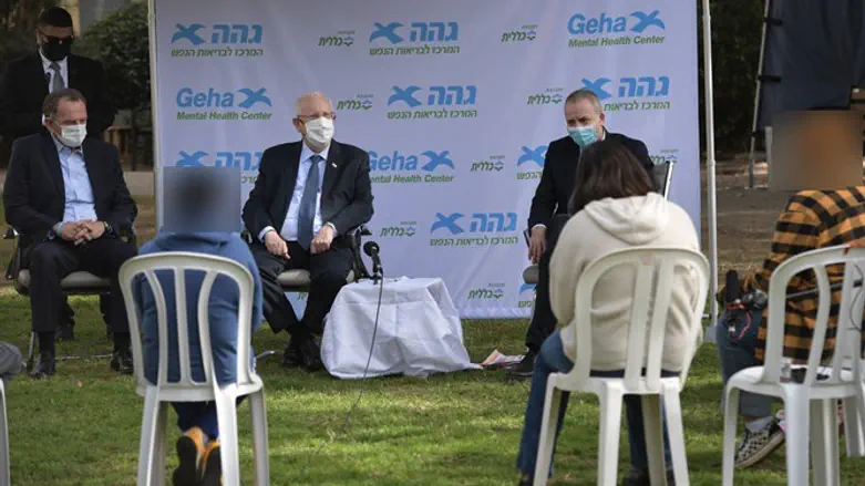 ריבלין בבית החולים גאה