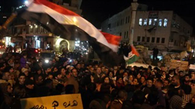 מפגינים במצרים